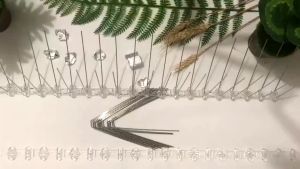 【Free Shipping】 50cm Stainless Steel Bird Avian Chase Away Repellent Mat Technique Animal Deterrent Spikes Effective Repel