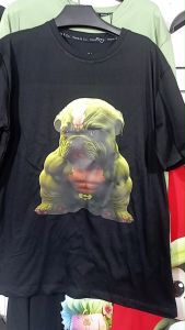 Kaos 3 dimensi motif animasi hulk dog tshirt oblong katun 24s H024 by hans  co