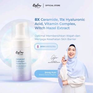Reglow Advanced Hydration Facial Foam by dr Shindy isi 100ml