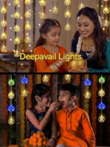 Deepavali Lights 2M 10LED Metal Fairy light Battery Powered Hanging For Indian Diwali/ Deepavali Decoration