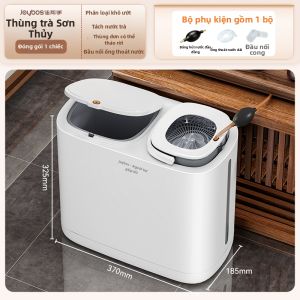 Joybos | Thùng Rác Phân Loại Ẩm Khô Có Nắp Cho Văn Phòng