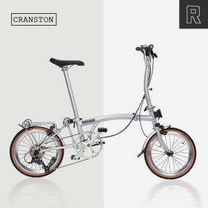 Ultra-Light 16 Inch 9-Speed Foldable Bicycle Retro Push Bike Small Cloth Three-Foldable Bike for Adults Outdoor Sports Bicycle