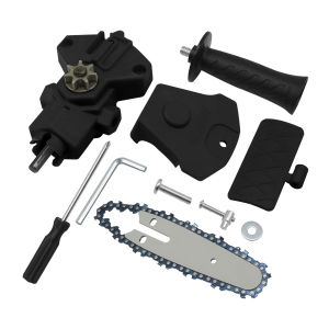 Portable Pruning Saw No Battery Electric Drill Converter Into Electric Chain Saw  4 Inch Chainsaw Bracket With Spare Chain