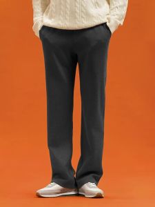 Elastic Anti-Pilling Straight Leg Sweatpants