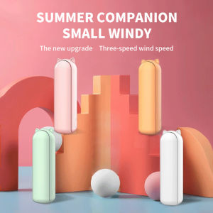 (HOME+) Mini kitten folding fan multi-function charging treasure small fan usb refrigeration outdoor portable air conditioner