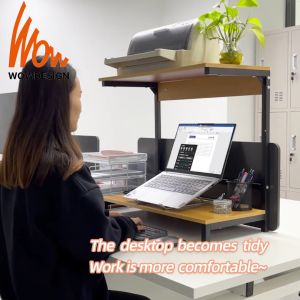 Desktop Organizer Printer Rack Monitor Stand Office table organizer Multipurpose PC rack Computer Monitor Screen Increased Shelf