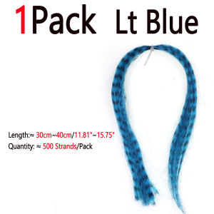 Bimoo 1~11packs Grizzly Synthetic Fiber Fly Tying Material Black Barred Minnow Fly Fiber For Baitfish Streamer Sea Fishing Lures