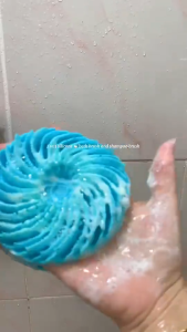 2-in-1 Silicone Bath Brush - Exfoliating Shampoo & Body Scrubber for Smooth Skin | Spa Tool for Home