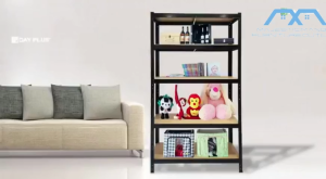 LULU Shelf Storage Rack Floor Standing Multi Layer Living Room Kitchen Storage Rack Balcony Supermarket Storage Cabinet Home Use Iron Rack For Home Kitchen Balcony Supermarket Warehouse