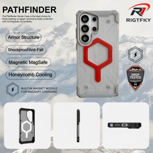 Original PathFinder Phone Case For Samsung S26 Ultra S25 S24 S23 Plus S26 ULTRA Shockproof Armor Magnetic Protector Clear Cover