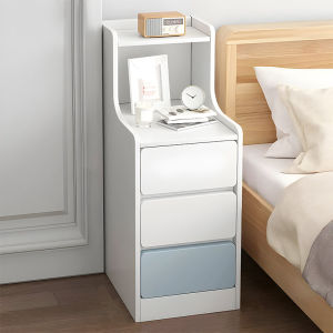 Meja Nakas Kecil 3 Susun Bed Side Table Laci Serbaguna Meja Samping Minimalis