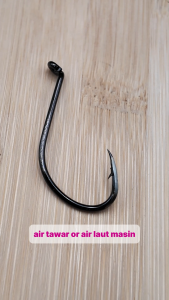 LIONS HOOK CS-84 SHARP POINT SB1201 (OCTOPUS BEAK HOOK) Super Tajam Mata Kail CARBON FISHING HOOK
