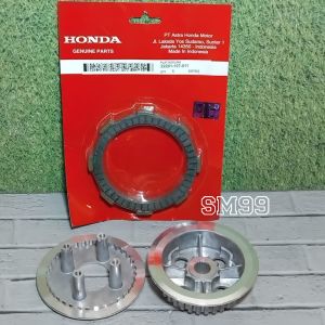 paketan kampas kopling + Rumah lawan + kaki 4 Honda verza mega pro new monoshock