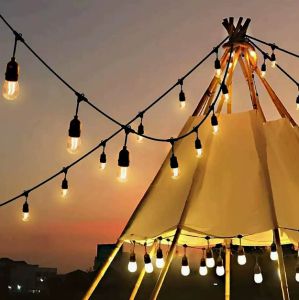 Ngoài Trời Không Thấm Nước Edison Bulb Đèn dây 10 Mét 20 Bóng Đèn Cổ Điển bóng đèn Edison Patio Bóng Đèn LED Đèn Cổ Tích đèn Đèn chiếu sân vườn Ngoài Trời/Trong Nhà Cho Patio Kỳ Nghỉ