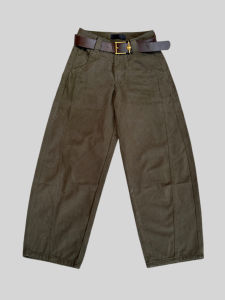 MEITESIJIAONU | Green Casual Wide Leg Cargo Pants