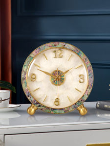 Desktop Clock For Home Table Clock Living Room Accessible Luxury Display Elegant Desk Clock Minimalist Pendulum Clock Clock Decoration Desk Clock