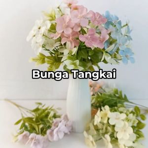 Tanaman Hias Bunga Tangkai Bonsai Melati Artificial Ornamen Dekorasi Ruangan Rumahan COD PBP110