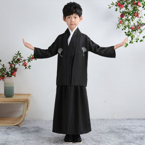 Kids Japanese Kimono Boys and Girls Matching Halloween Traditional Bathrobe Toddler Children Teens Ethnic Stage Performance Costumes