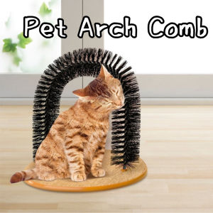 Pet Daycare Cat Comb Brush Self Groomer  Soft Cats Wall Corner Massage Cat Itching Massage Brush