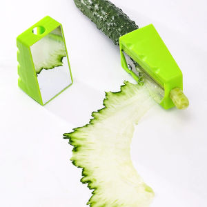 Makery【Ready in Stock】 Rotating Cucumber Cutter Thin Manual Carrot Sharpener Multifunctional Cucumber Slicer for Women