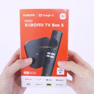 Xiaomi MI BOX S 4K กล่องแอนดรอยด์ทีวี รองรับการเชื่อมต่อสายและไร้สาย รองรับการเชื่อมต่อ Wi-Fi/Bluetooth/USB Global Version