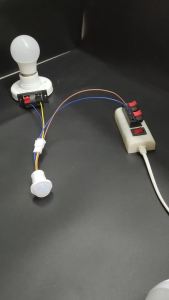 Automatic Sensor Light Switch Human Body Infrared Motion Detector for LED Energy Saving Bulbs Easy Installation