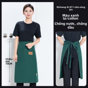 FAYILANG | Tạp Dề Ngắn Chống Thấm Có In Logo Cho Nhân Viên Phục Vụ và Đầu Bếp