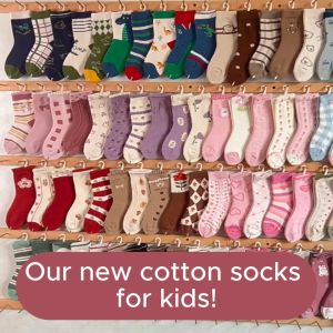 HOMSA Kid Cotton Tube Thick Socks Cute Cartoon Breathable