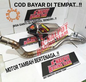 KNALPOT NORIFUMI UJUNG KARBON KLX BL BF 150L D-TRACKER CRF SUPTERMOTO MODIF RACING