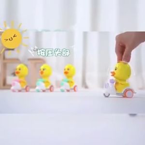 Mamibayi Mainan bebek motor Mainan Bentuk Bebek Sepeda Motor