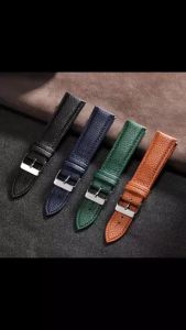 10mm 12mm 14mm 16mm 18mm 20mm 22mm Litchi Pattern Leather Watch Band Men Women Bracelet Replacement Wrist Straps Sport Watchband