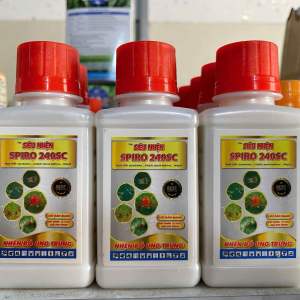 Chế phẩm SPIRO 240SC chuyên phòng trừ Nhện Đỏ Ung Trứng trên cây Hoa kiểng Cây Ăn Trái Mai Vàng - Chai 100ml