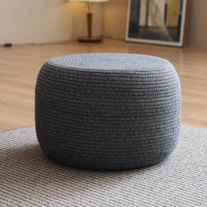 Nordic Style Cotton Thread Tatami Floor Seat Pad Small Bench Bedroom Entrance Shoe Changing Bench Home Leisure Furniture