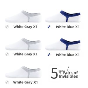 LE.200 | Moisture Absorbing Odor Preventing Invisible Short Cotton Mens Boat Socks