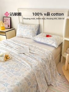 100 Cotton Bedsheet Single or Double Universal for All Seasons Bedding Set