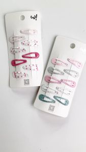 Pinky Bee Jepit Tiptop Pink Putih Glitter Set 69120400