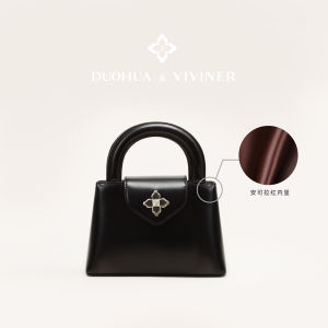 Classic Duohua & Vivenir Kelly Bag Calfskin Crossbody Shoulder Handbag Vivian Single Chain Handle Medium Tote Purse