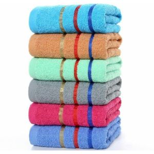 COD ✅ Handuk 140x70 cm Tebal Jumbo Premium Import Tebal Handuk Hotel Garis Mandi Dewasa