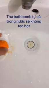 Bom Tắm Romantic Bath 100g – Viên Sủi Tinh Dầu Thiên Nhiên Dưỡng Ẩm Làm Sáng Da Spa Tại Nhà