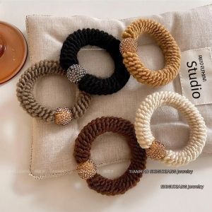 Black High-Elasticity Durable Hair Tie
