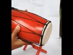 Mainan anak Tradisional Gendang Jawa ukuran 30 cm Kendhang Gamelan Jaranan Pecak Silat Jaipong