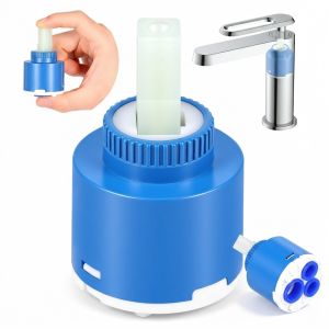 Ceramic Disc Cartridge Mixer Faucet Thermostatic Cartridge Faucet Disc Valve PP Plastic Ceramic Cartridges Faucet Accessories
