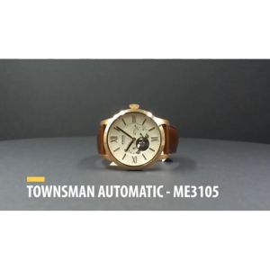 [Promo] Jam Tangan Pria FS ME3105 / ME 3105 Townsman Beige Dial Brown Leather Strap Original Garansi 2 Tahun [✔COD][100% Authentic]