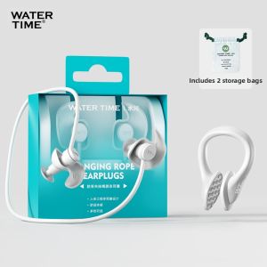WATERTIME | Waterproof Earplugs with Nose Clip Set