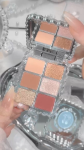 [BARU!]GOGO TALES Magic EyeshadowGems Crystal Eyeshadow Palette 6 Warna Cantik Pigmented Matte Natural Look Glam Glitter Shimmer Tahan Lama Make Up Mata Powder Bundle Kosmetik GT802