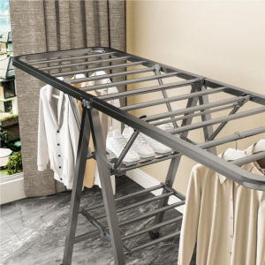 Indoor Baby Clothes Drying Rack Folding Standing