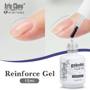 Arte Clavo Hot Sale Nail Art 15ml Tempered Top Coat Matt Top Primer Base Coat Color Gel Nail Polish UV Gel Soak Off Manicure