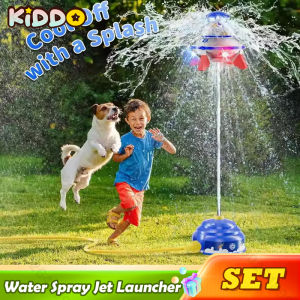 Launcher Toys Sprinkler Outdoor Water Spray Jet Shooting Pressure Lift Toy Fun Interaction In Garden Lawn Water Toys Kids