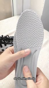 Lót giày êm chân chống sốc cao su non hút mồ hôi thể thao đàn hồi thoáng khí