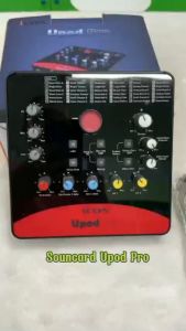 Souncard Upod Pro hát Livestream-Thu âm chuyên nghiệp với nhiều tính năng cao cấp với 72 kiểu Effect audio volume